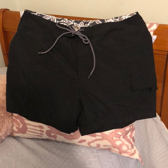 The North Face Pants - The North Face athletic shorts, black with Velcro